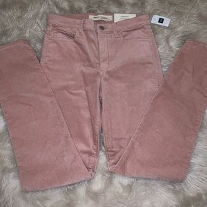 Light Pink Velvet Brand New Skinny Jeans